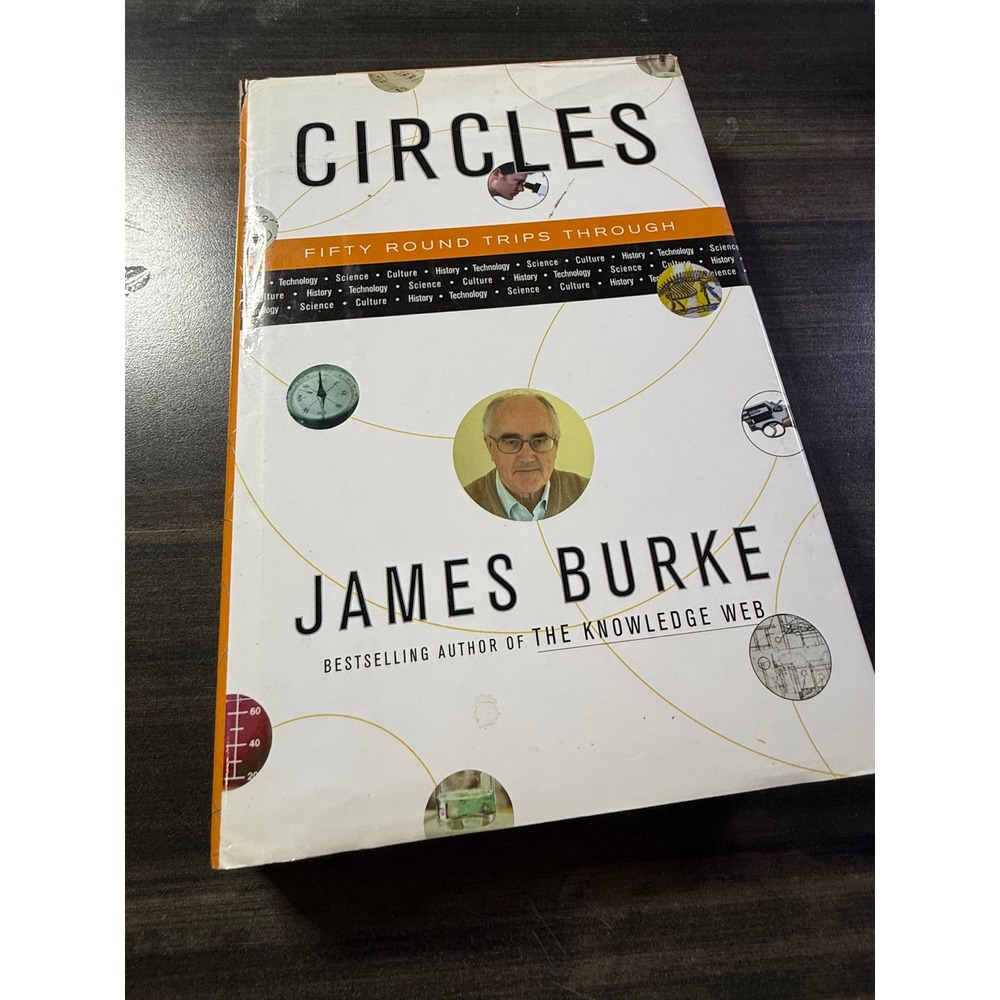 Circles Fifty Round Trips Through History James Burke Softcover Book Science